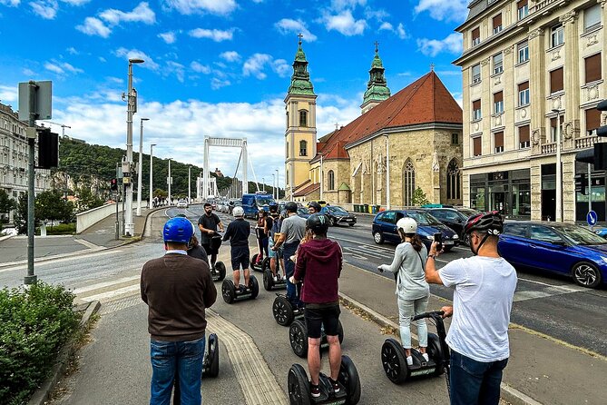 1.5 Hour Budapest Segway Tour - To The Castle Area - The Gellért Monument above the river