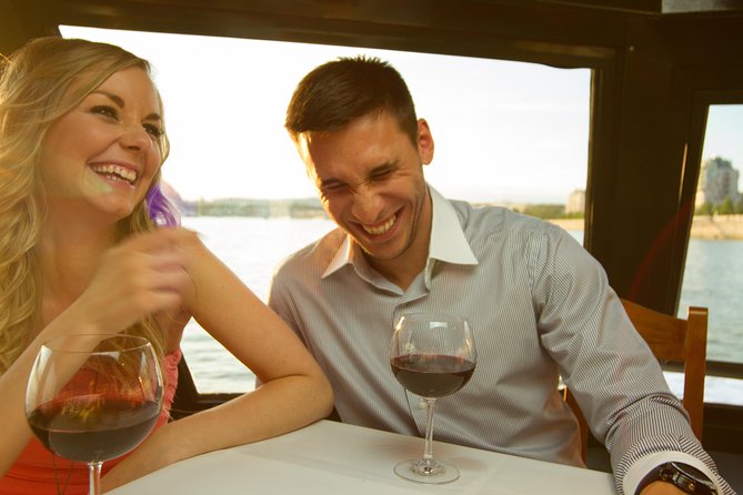 Booze Cruise Budapest Sightseeing Danube Cruise - Passing beneath the Chain Bridge