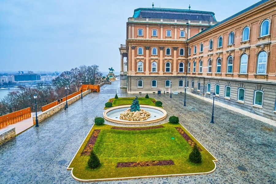 Buda Castle District and Matthias Church Private Tour - Buda Castle courtyards and gardens