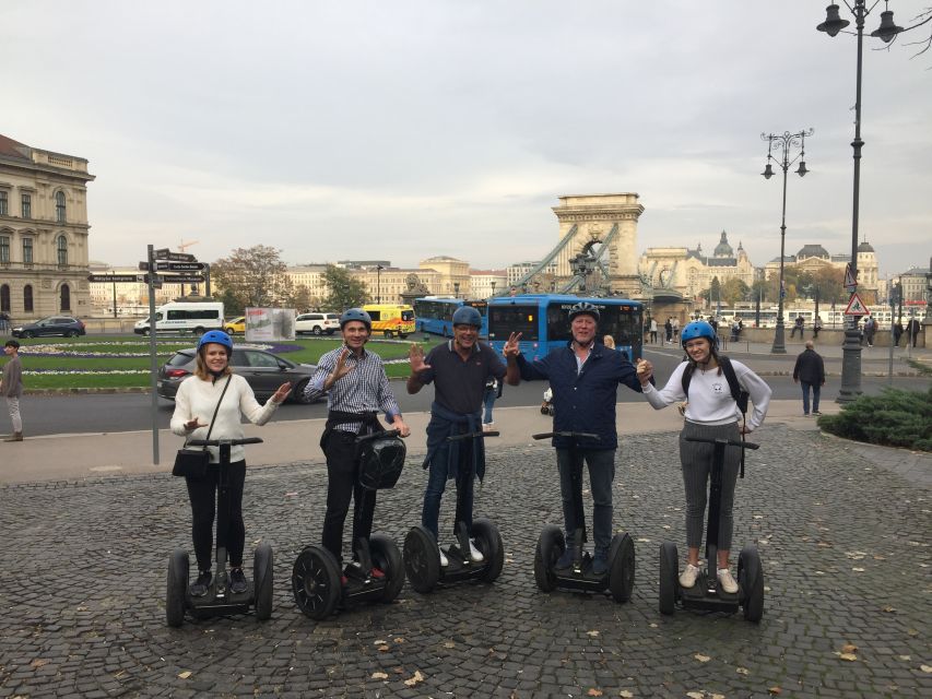 Budapest: 1.5-Hour Fun Segway Sightseeing - Chain Bridge and views toward Buda