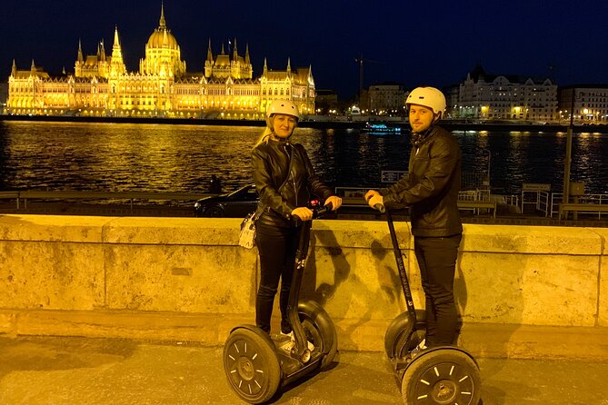 Budapest 2-Hour Night Segway Experience - Chain Bridge and the route back toward Buda
