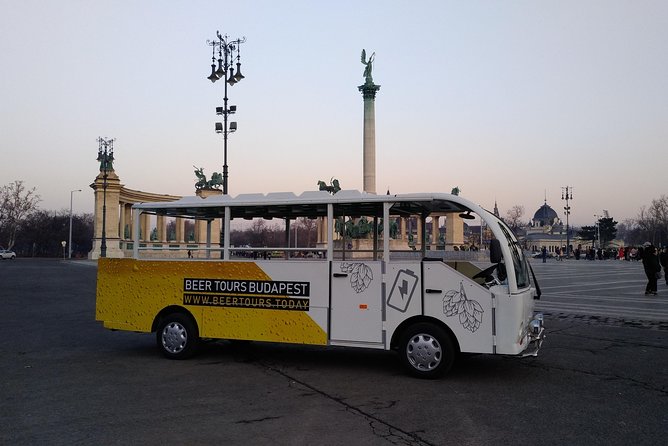 Budapest BeerBus Tour 60 Minutes Private Experience - Széchenyi Medicinal Bath from the electric bus
