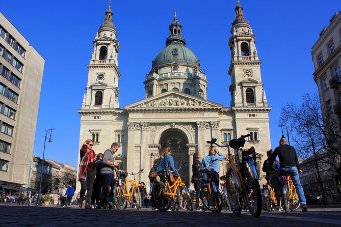 Budapest Bike Tour - Szabadság tér and the difficult chapters of Budapest