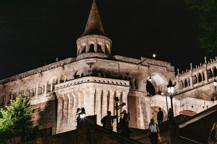 Budapest: Buda Castle District Vampires and Myths Night Tour - The uphill walk makes the first stories count