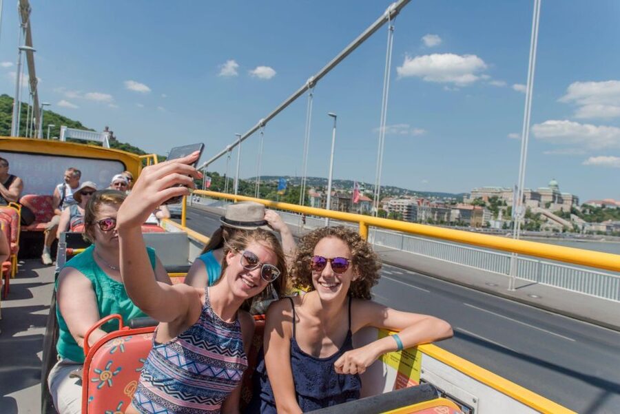 Budapest: City Sightseeing Hop-On Hop-Off Bus Tour & Extras - Stops 1 to 4: basilica, bridge, and the Jewish Quarter