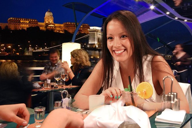 Budapest Danube River Candlelit Dinner Cruise with Live Music - A welcome drink before the river views begin