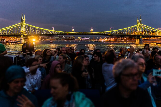 Budapest Danube River Sightseeing Night Cruise with Drink - Drinks, seating, and onboard comfort