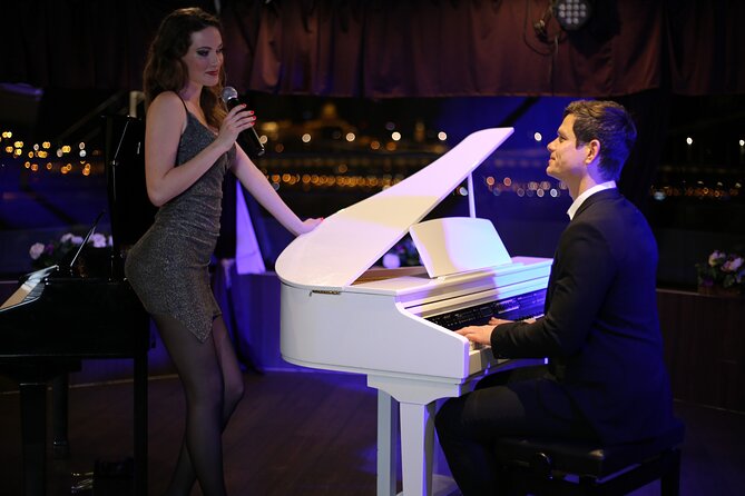 Budapest Drinks and Piano Show Cruise - The university, National Theatre, and Bálna