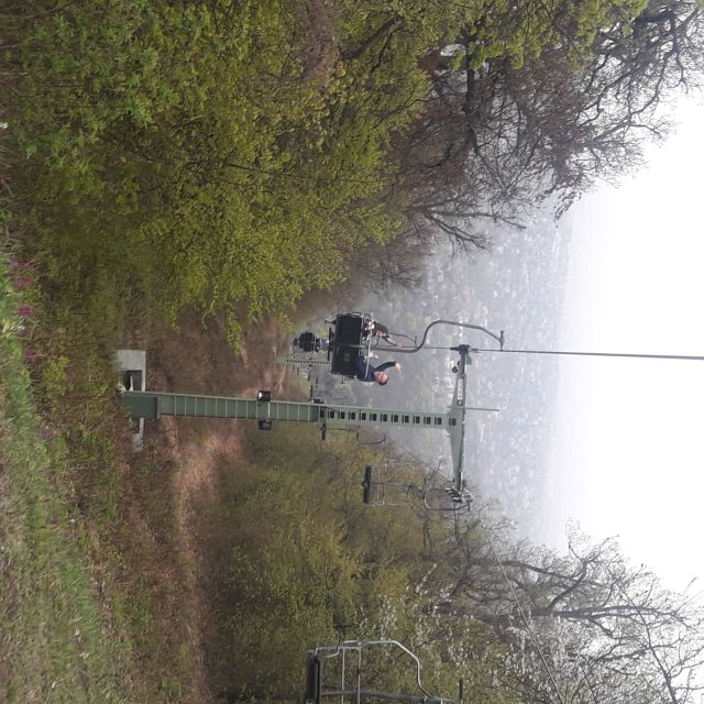 Budapest: Elisabeth Tower Visit by Chairlift & Transport - Riding back down with Budapest below