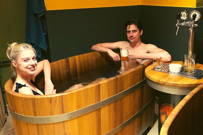 Budapest Exclusive Thermal Spa LUKACS LUXURIOUS PRIVATE BEER BATH - Arriving at Lukács Baths on the Buda side