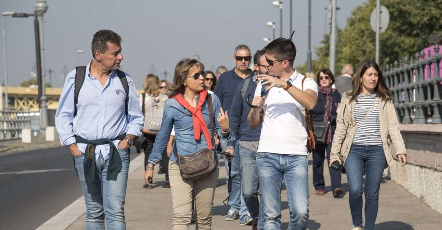 Budapest: Guided Walking Tour of Pest - Parliament from the Pest side