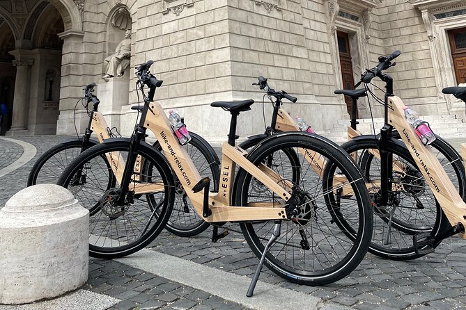Budapest: Historic Downtown ride on E-Bicycles Buda & Pest - Crossing Chain Bridge and climbing to Fisherman’s Bastion