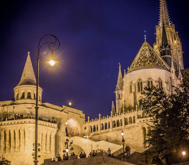 Budapest: Night Tour on MonsteRoller e-Scooter - Matthias Church and the Castle District