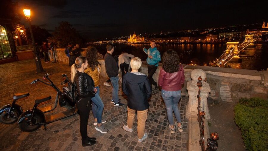 Budapest: Night Tour on MonsteRoller e-Scooter - Buda Castle and the final panorama