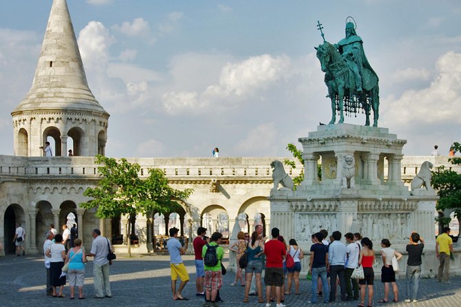 Budapest Orientation Walking Tour - Matthias Fountain and Sándor Palace