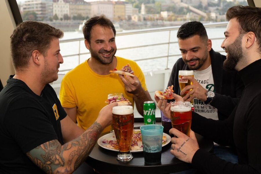 Budapest: Pizza Cruise - Indoor seats, open decks, and music