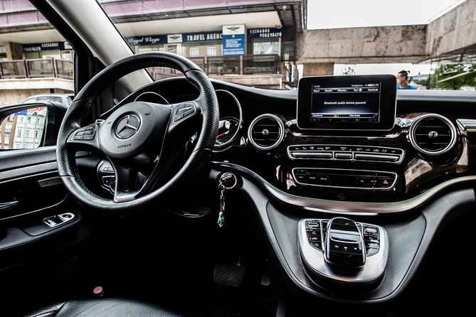 Budapest Private Airport Transfer in a Luxury Minivan - Meeting your driver after landing