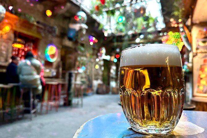 Budapest Ruin Bars Evening Walking Tour with Drinks & Street Food - The first bars: seeing more than the famous name