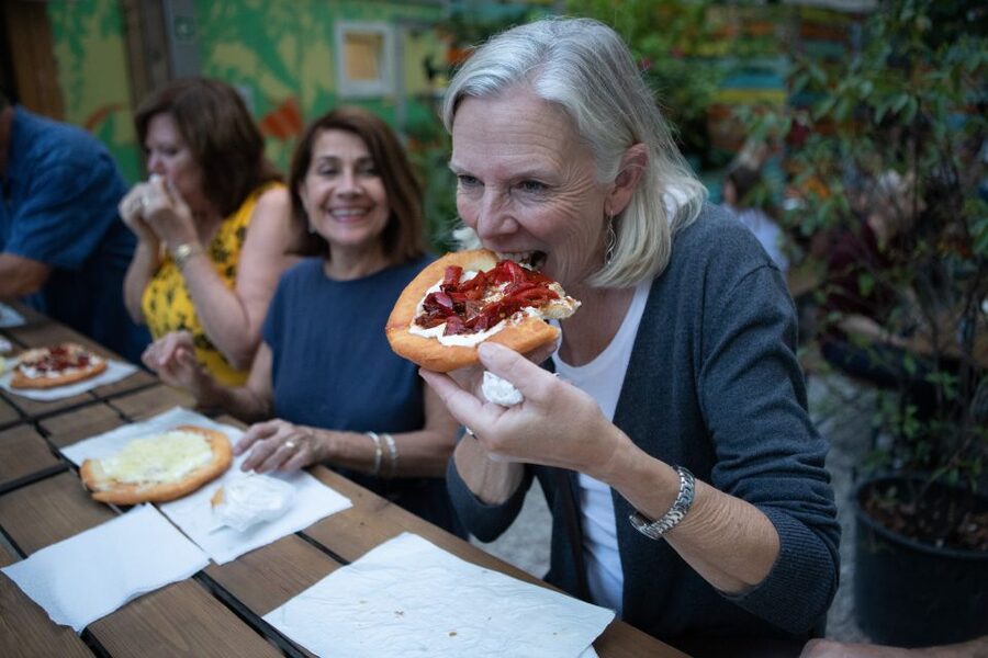 Budapest Street Food Tour with Snacks, Dessert & Beer - Lángos and beer provide the hearty opening