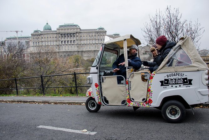 Budapest Tuk Tuk Tour with House of the Unicum Distillery Visit - Castle Hill, Matthias Church, and the Danube panorama