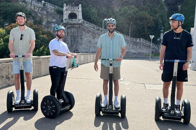 City Segway Tour Budapest Highlights️ (Buda + Pest) - Chain Bridge and the lion statues
