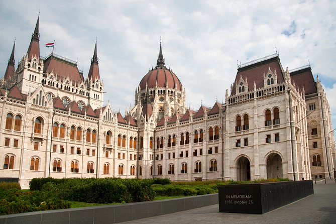 Classic Walk in Budapest Historical Center - Elizabeth Square, the Danube Fountain, and the Ferris wheel