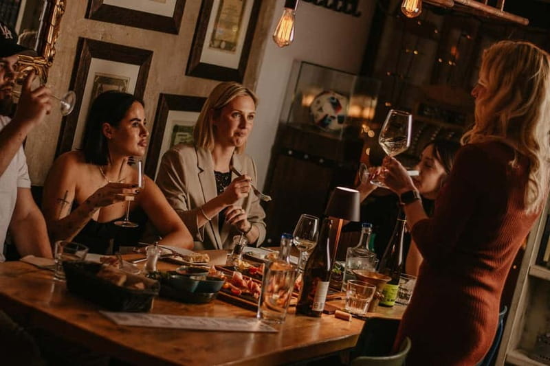 Food and Wine Tasting in Budapest by the Basilica - Starting With White Wine at Platz
