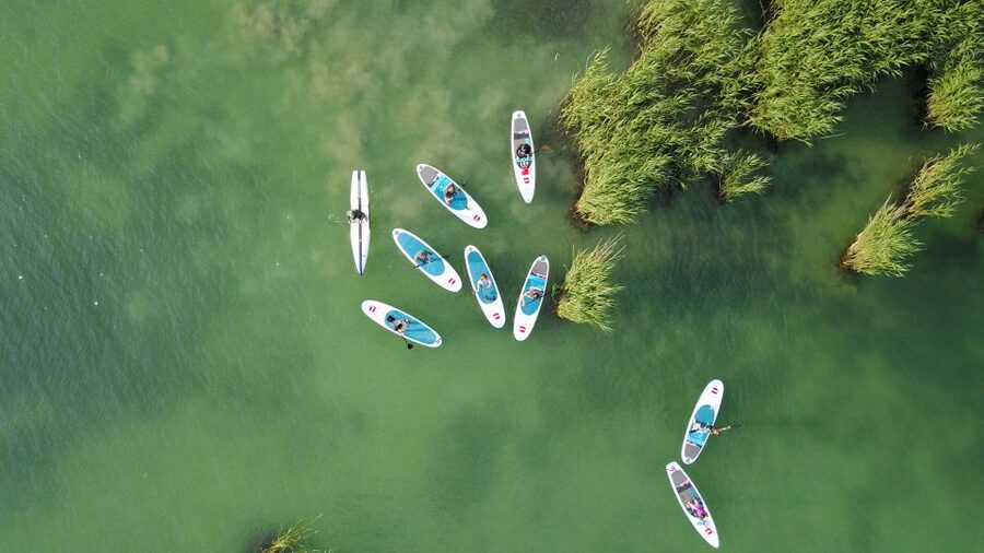 Lake Balaton: Paddle Board Tour of Tihany National Park - The first lesson sets the tone