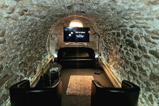 The only Wine Cocktail Club in Tokaj, Lunch & Fun, Hungary - Darts and a Tokaj quiz keep the cellar lively
