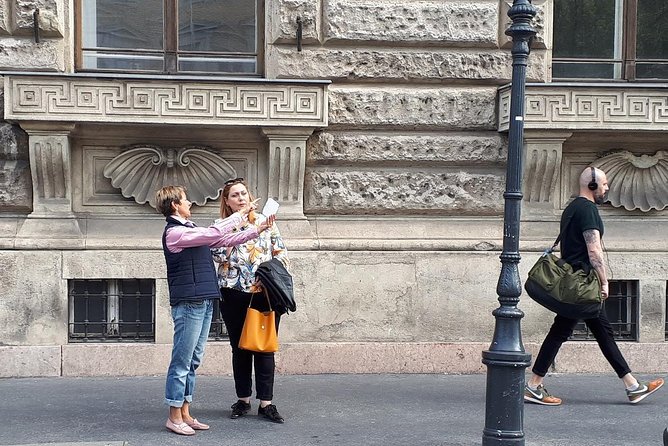 Unique city walk with legends - Book Cafe and Lotz Terem: finish among Budapest’s ornate interiors