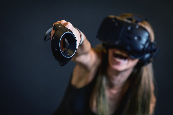 VR experience at PlayVR - Getting started with the tutorial