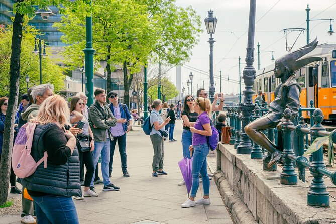 Walking Tour Budapest incl. the Shoes on the Danube Bank - Vörösmarty Square and Váci Street